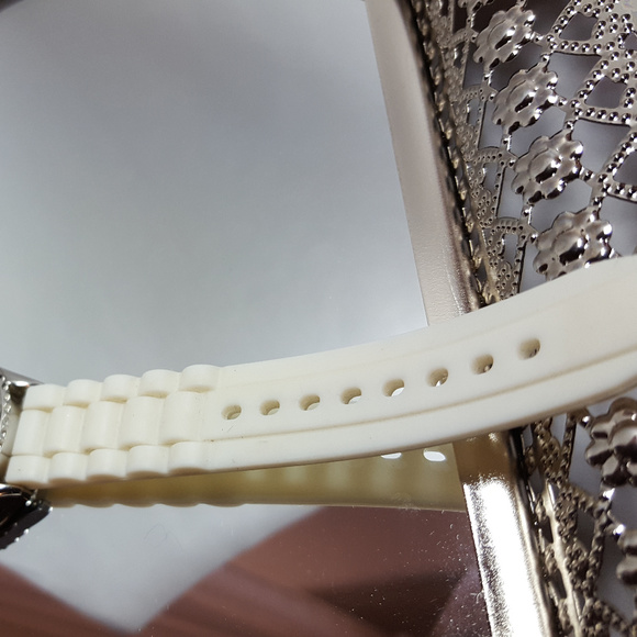 Vivani Watch Silicon Wrist Band Working Women white watches - Picture 3 of 8